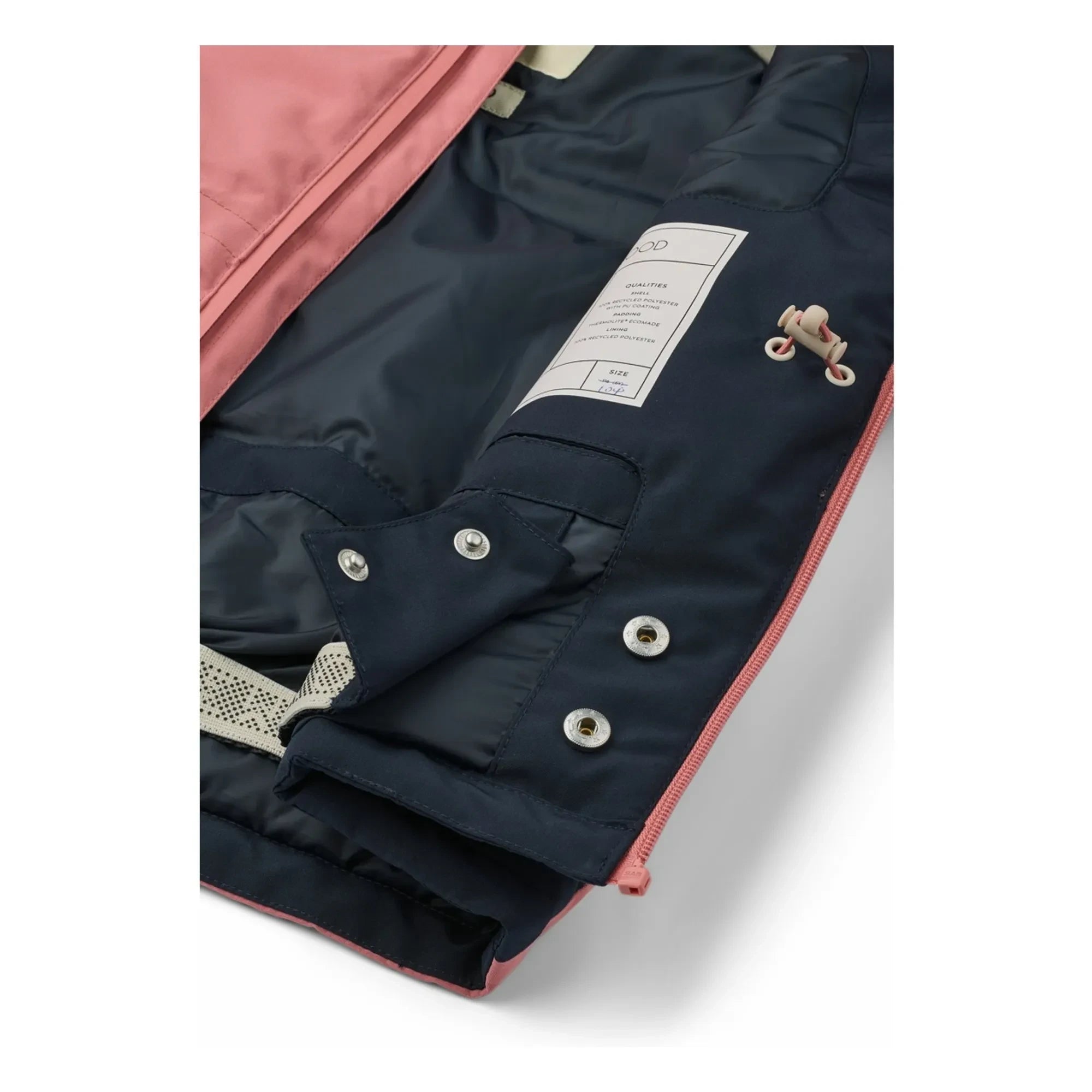 Liewood - Chaqueta de fibra reciclada Kalle | Rosa