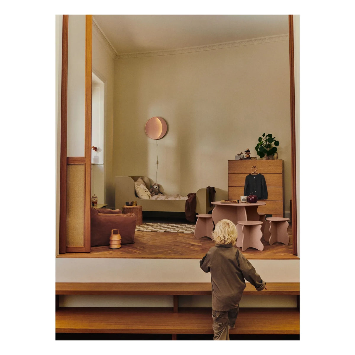Ferm Living Kids - Tabure Slope rosa