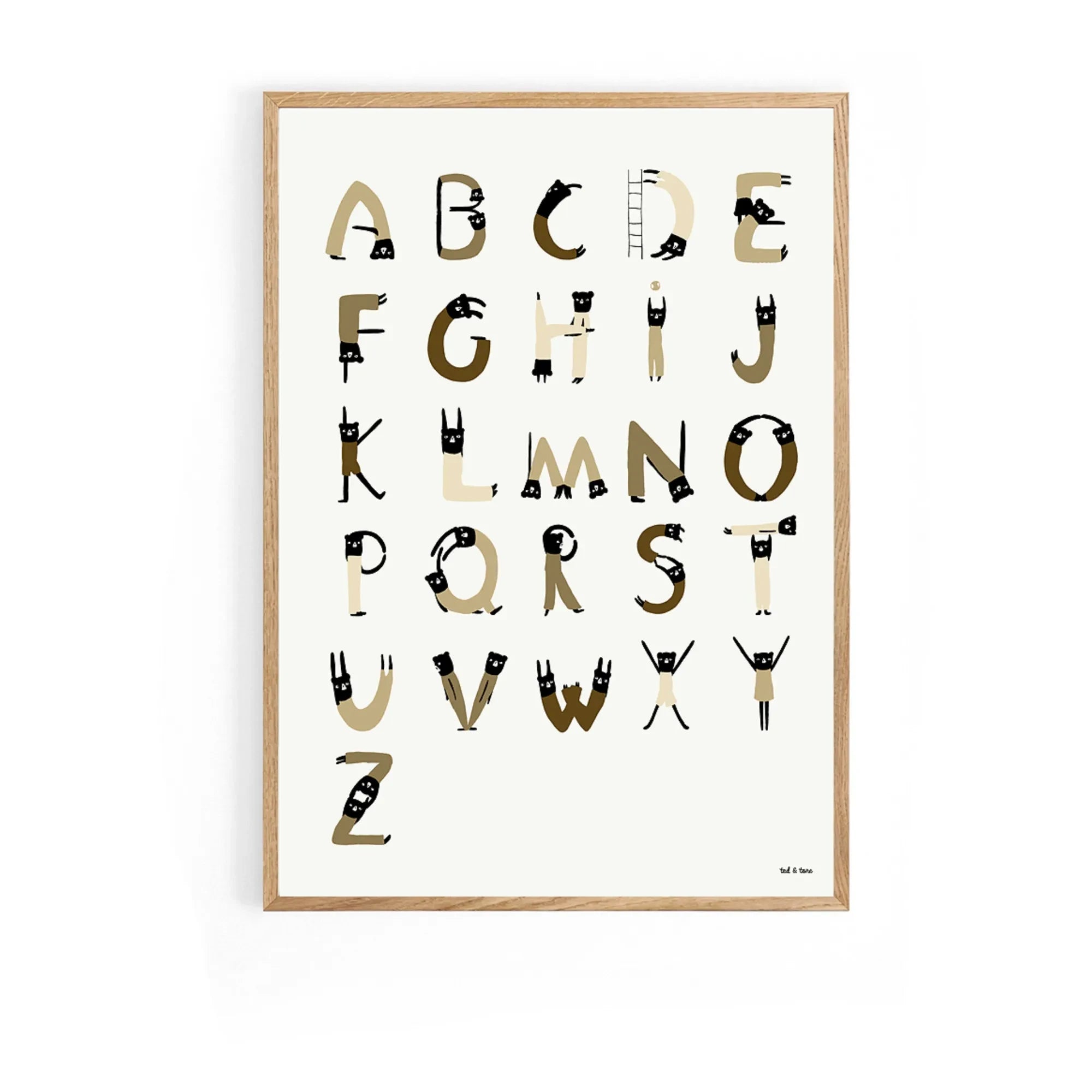 Ted & Tone - ABC poster