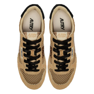 Zapatillas de ante Autry - Windspin Low Leopard | Camel