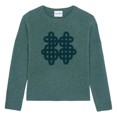 Kujten - Jersey de cachemira Amelie Symbol | Verde