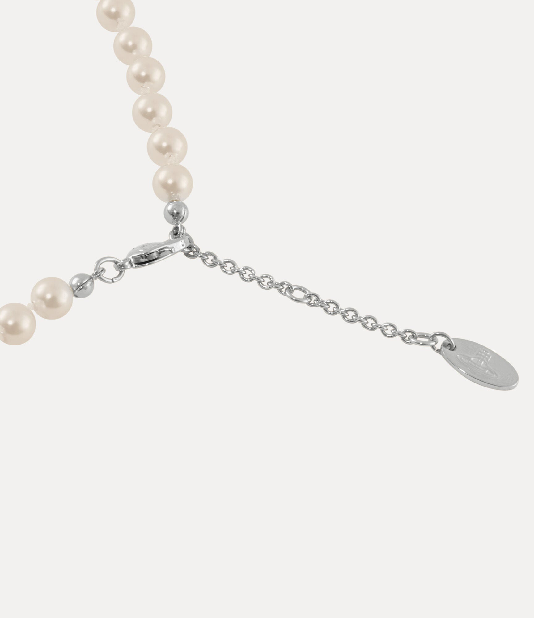Vivienne Westwood - Gargantilla con perlas en miniatura en relieve
