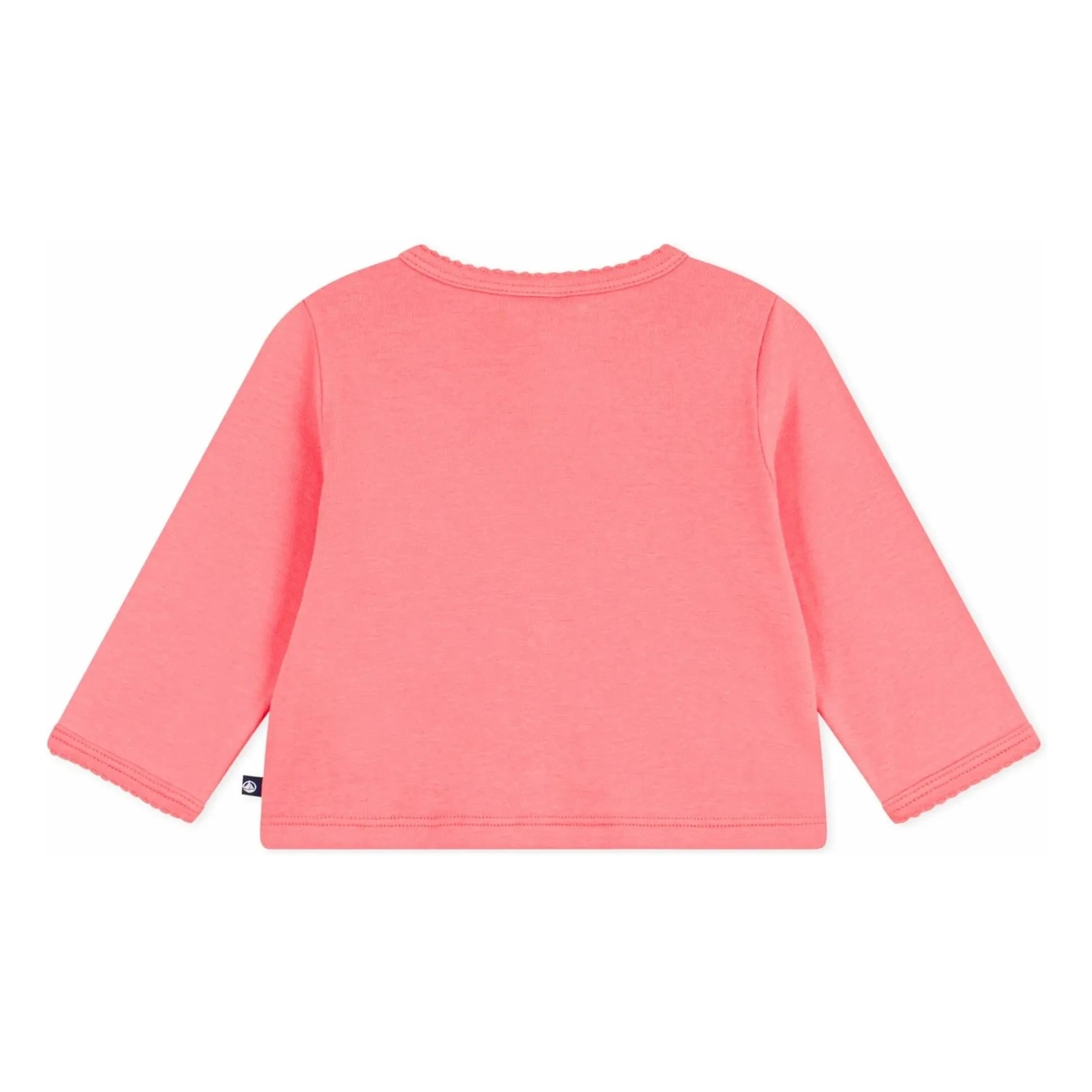 Petit Bateau - Chaleco liso | Coral