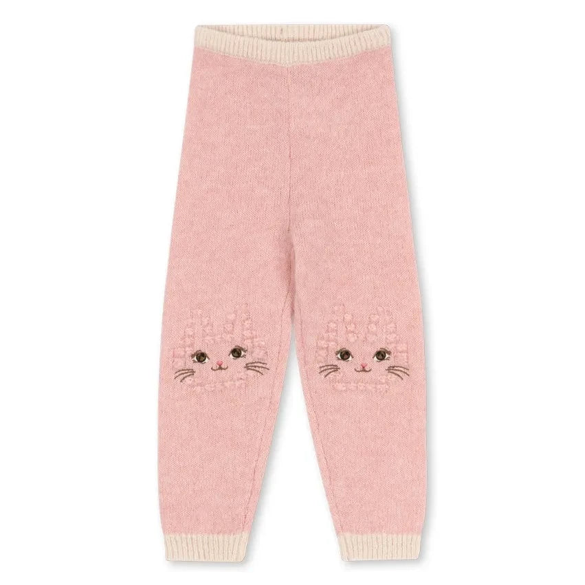 Konges Sløjd - Kitty Chats Yün Pantolon | Pembe