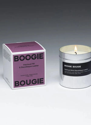 Boogie Bougie - Vela Aromática de Pachuile y Cuero para Club Nocturno - 250 g