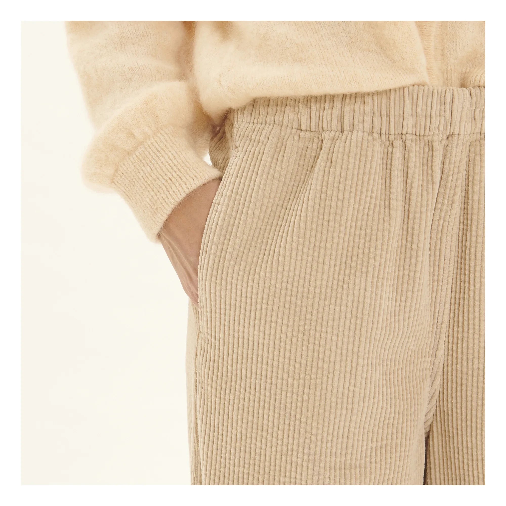 American Vintage - Pantalón de terciopelo Padow | Mastic