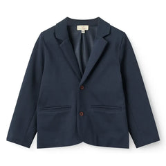 Copenhagen Colors - Blazer elástico de algodón orgánico | Azul marino