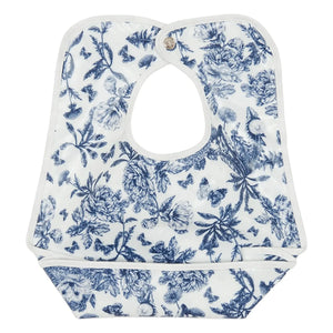 Tartine et Chocolat - Babero de lona Toile de Jouy | Azul marino