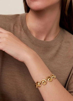 Jenny Bird - Pulsera Nico S | Plata
