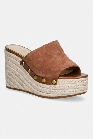 MICHAEL Michael Kors Sandalias de cuña de ante Mayes para mujer