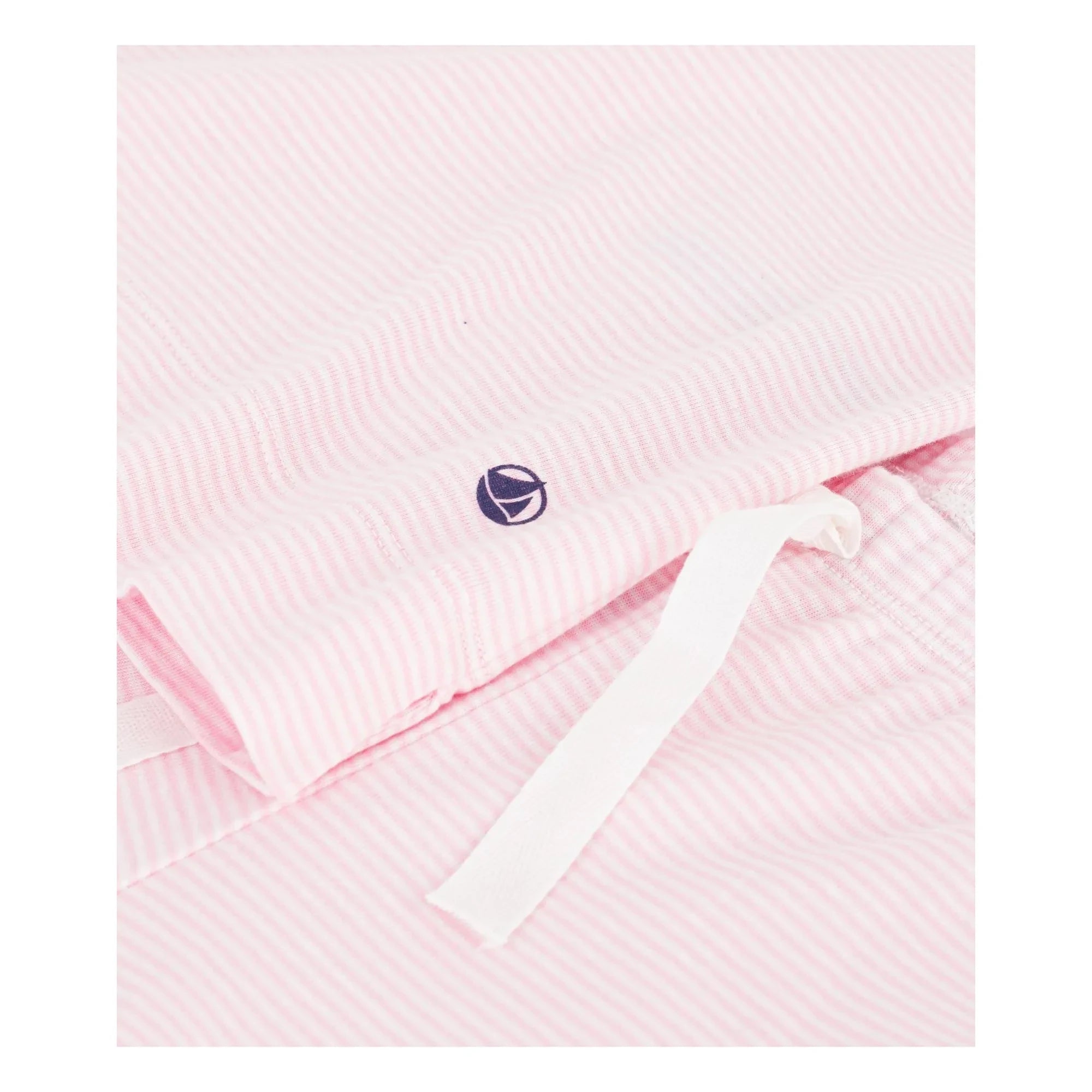Petit Bateau - Pijama de algodón orgánico a rayas | Rosa