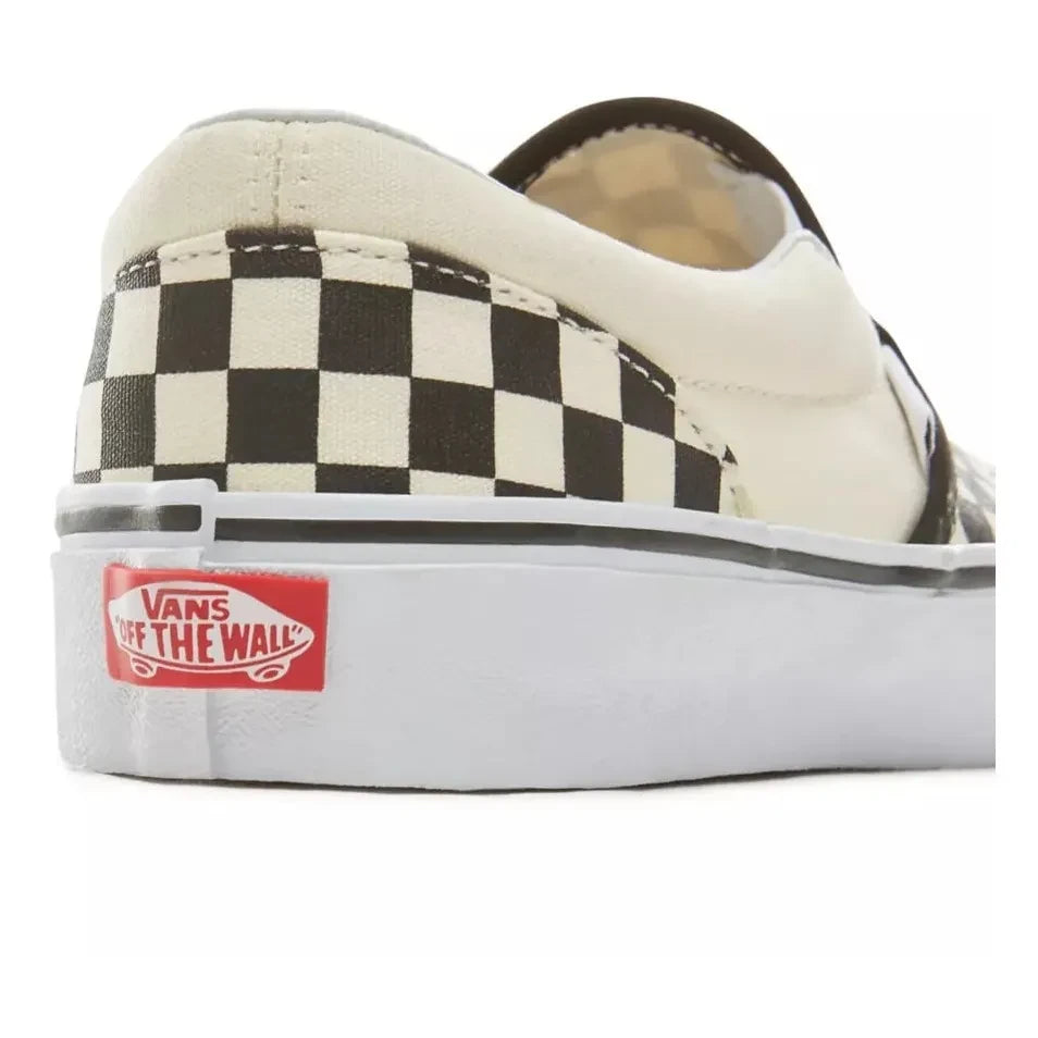 Vans - Zapatillas Slip-on a Cuadros | Blanco