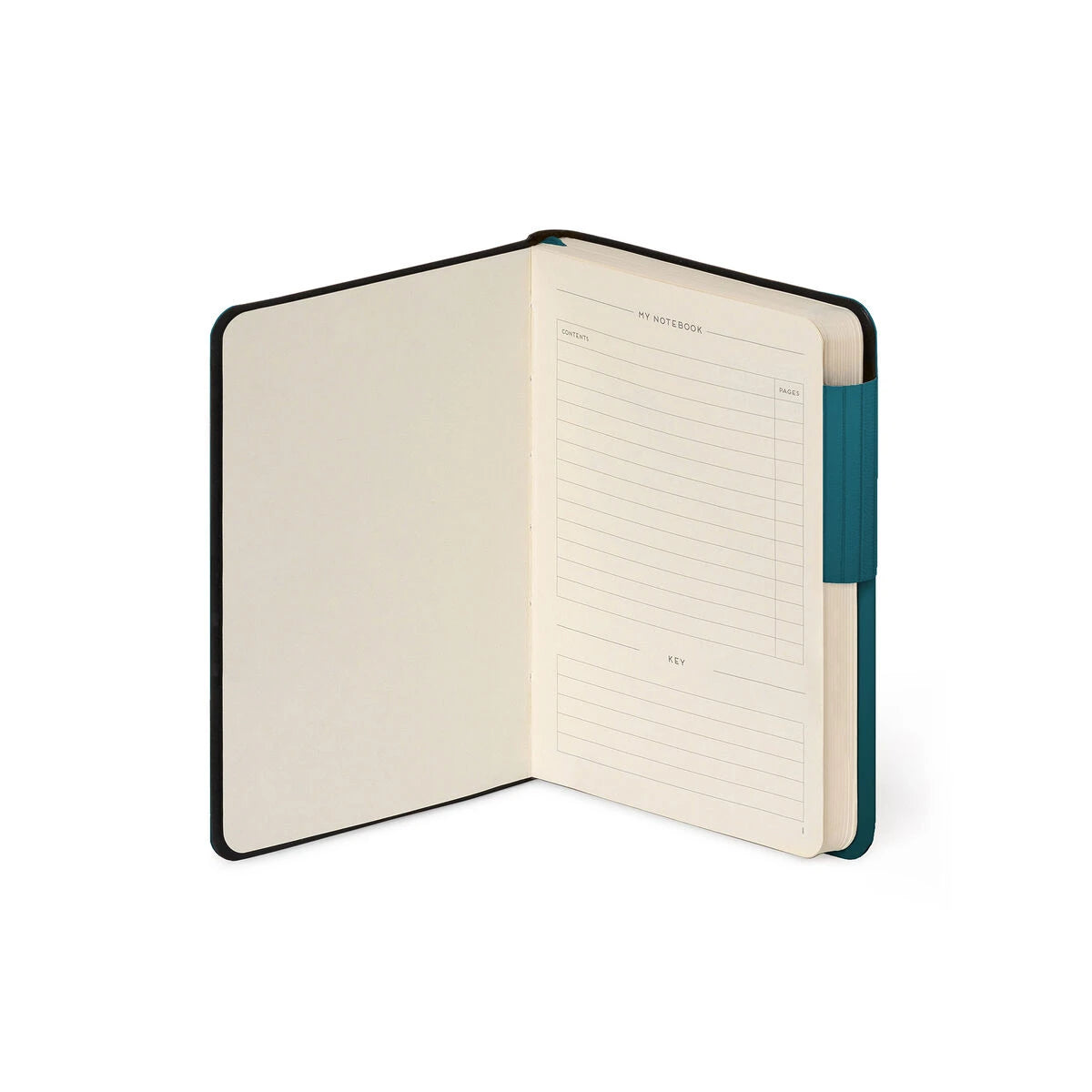 Legami - Cuaderno Trazado con Funda Suave Monocromática - Verde Profundo - Mi Cuaderno