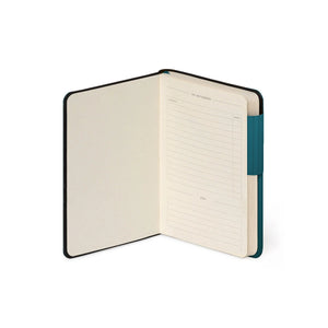 Legami - Cuaderno Trazado con Funda Suave Monocromática - Verde Profundo - Mi Cuaderno