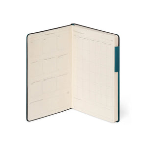 Legami - Cuaderno de tapa blanda y monocolor con páginas en blanco - Azul marino profundo - Mi cuaderno