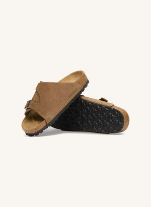 BIRKENSTOCK - Sandalia de ante Zúrich