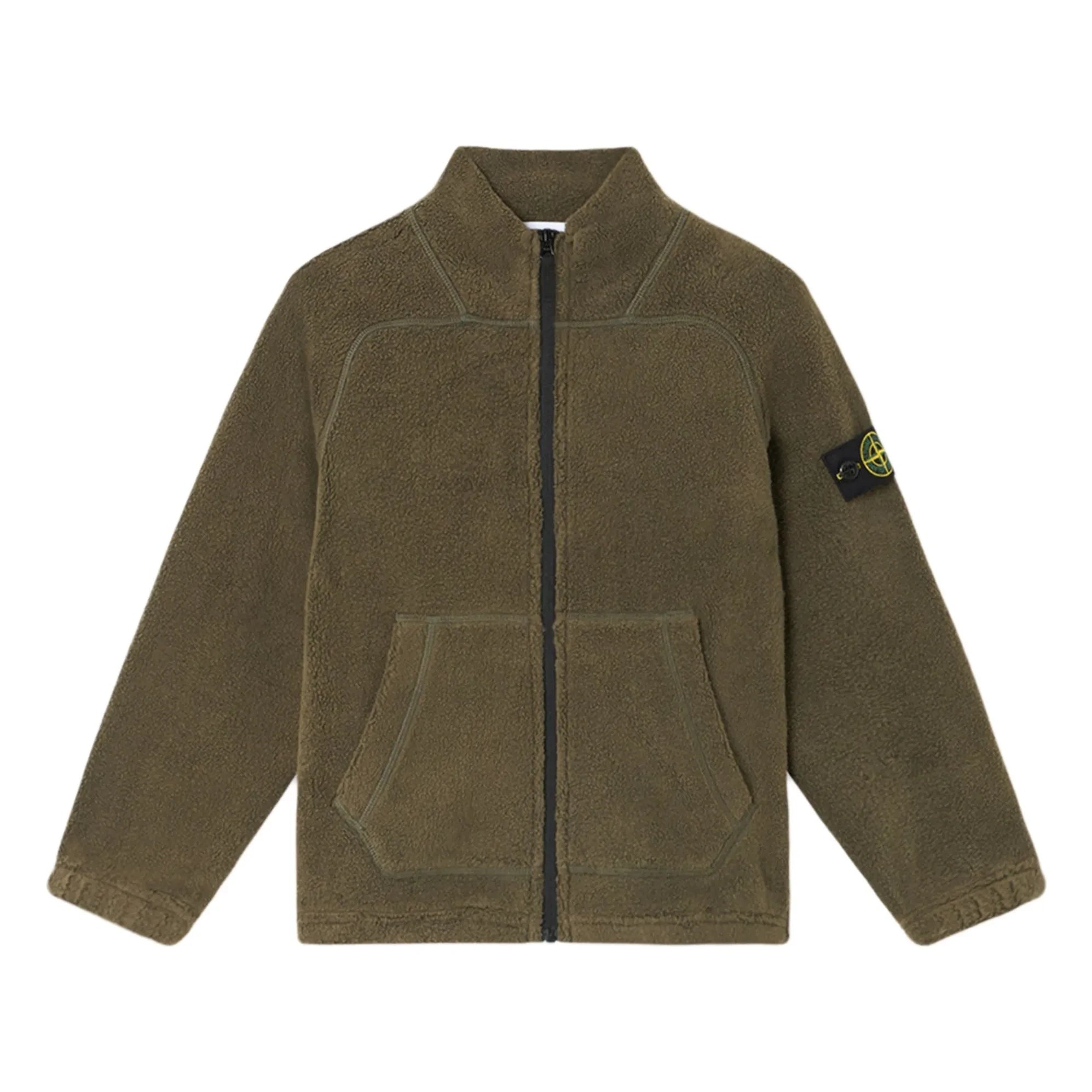 Stone Island - Chaqueta Estilo Sherpa | Caqui