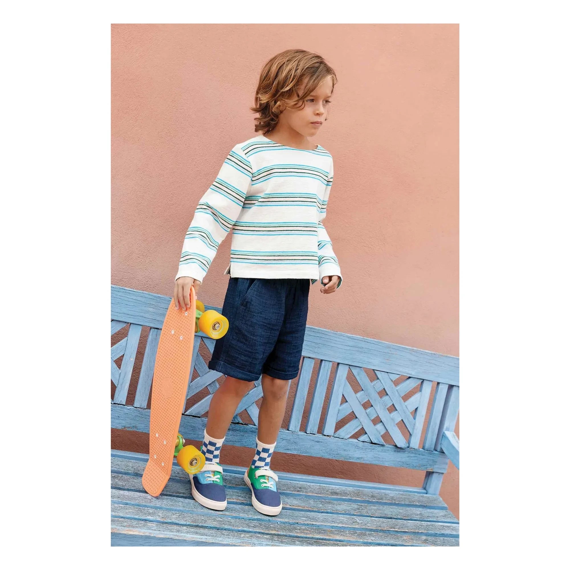 Zapatillas con cordones Bonton - Board Easy | Azul marino