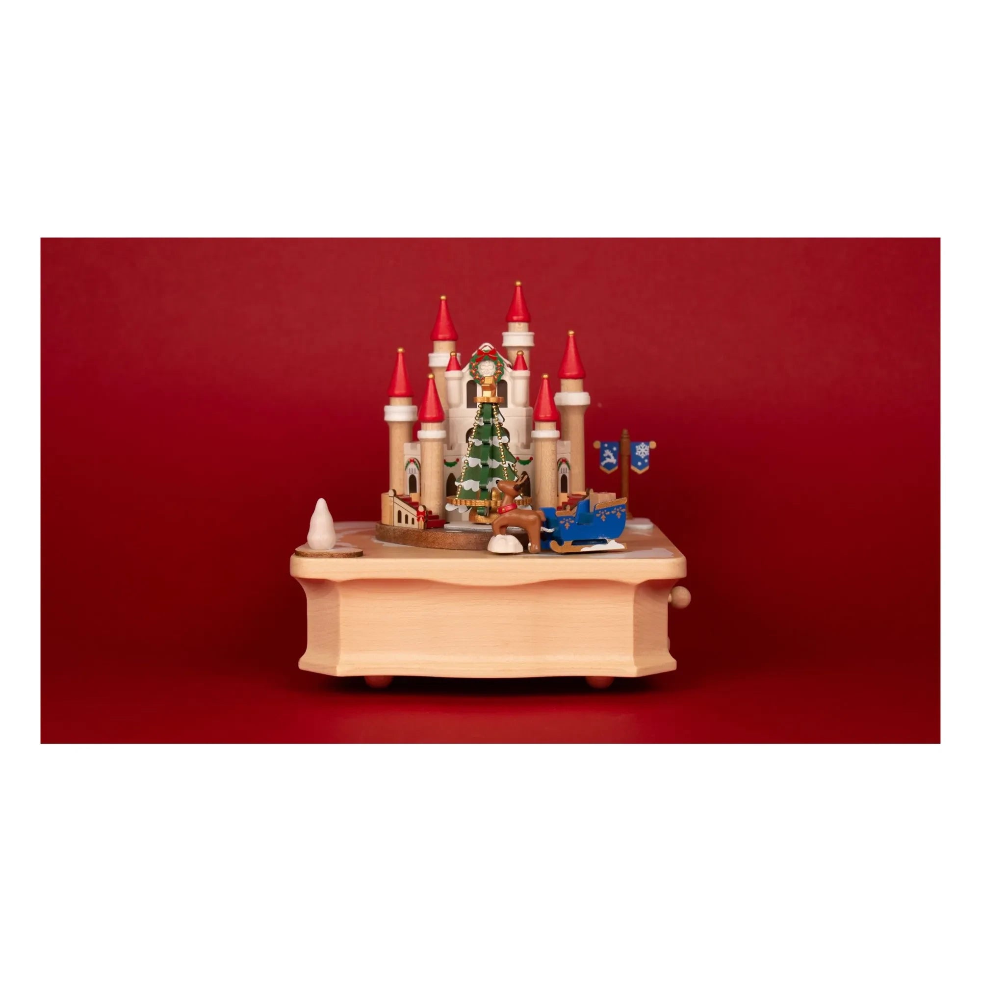 Wooderful life - Caja de música Castillo de Navidad