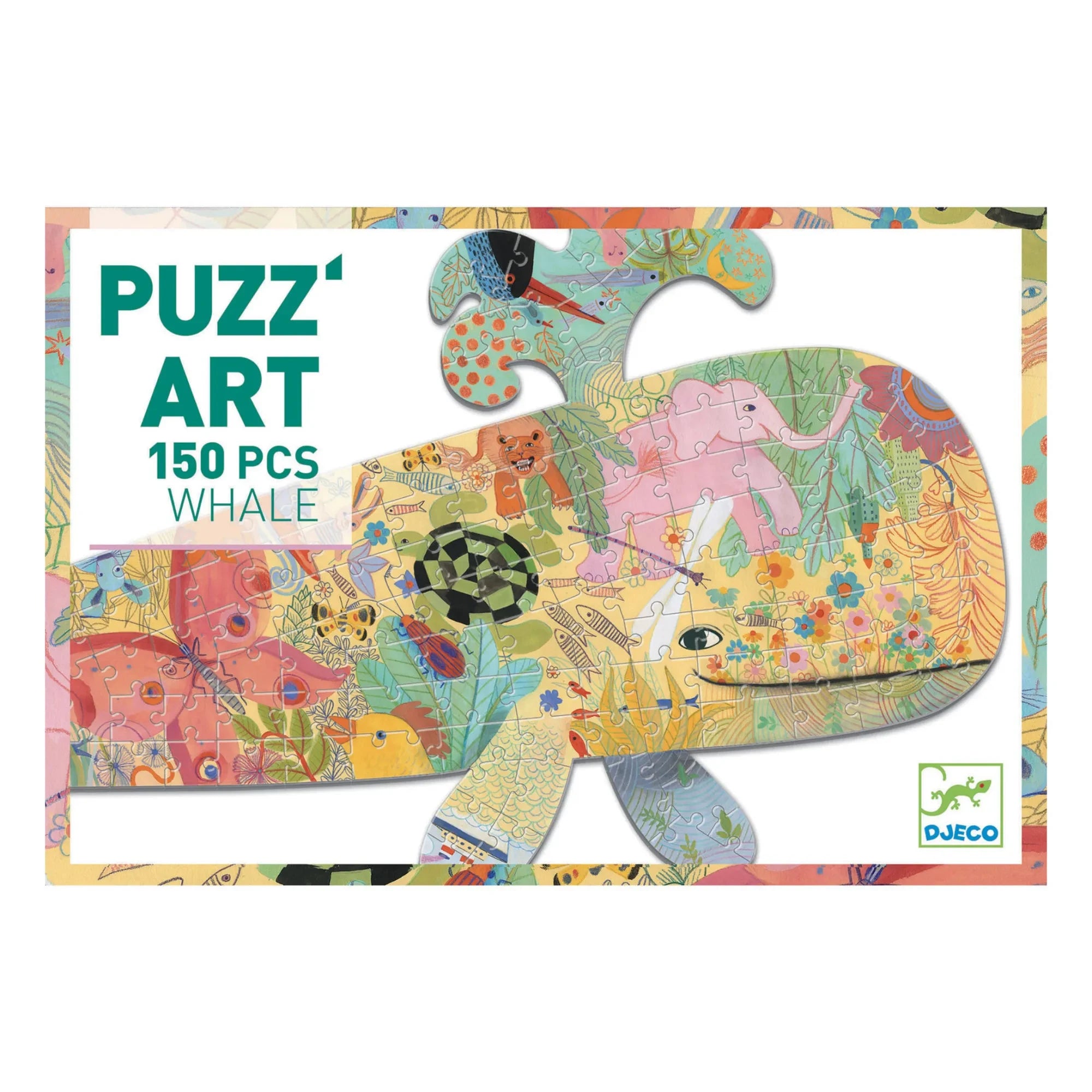 Djeco - Puzle de la ballena - 150 piezas