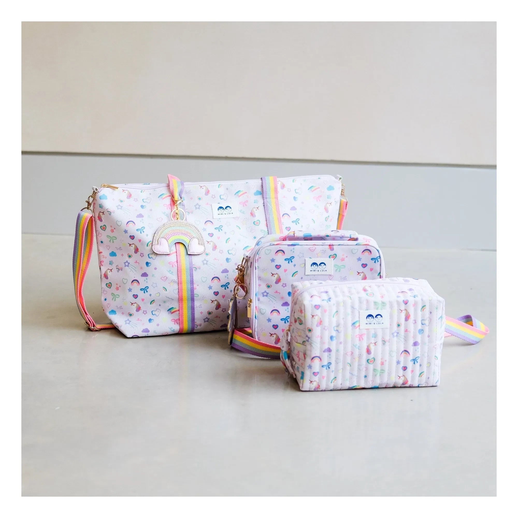 Mimi & Lula - Bolsa refrigeradora Unicornio | Rosa pálido