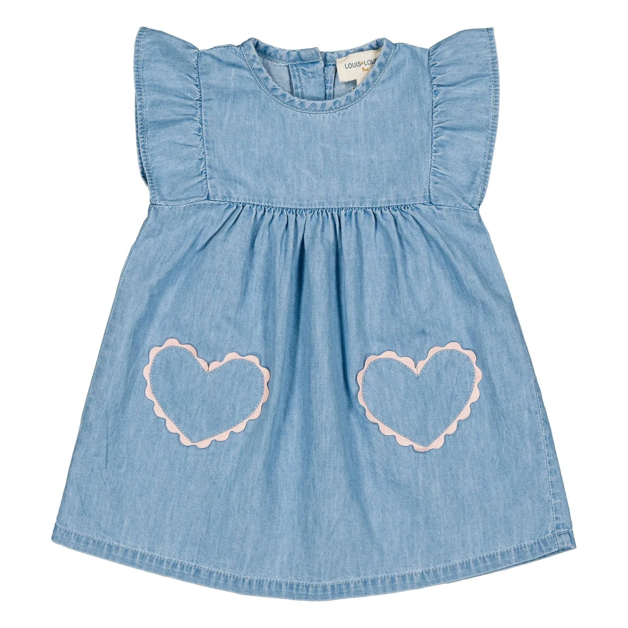 Louis Louise - Vestido Ethie Chambray | Azul Claro