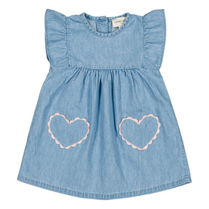 Louis Louise - Vestido Ethie Chambray | Azul Claro