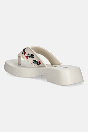 Melissa MELISSA FLATFORM + HELLO KITTY AND Chancla