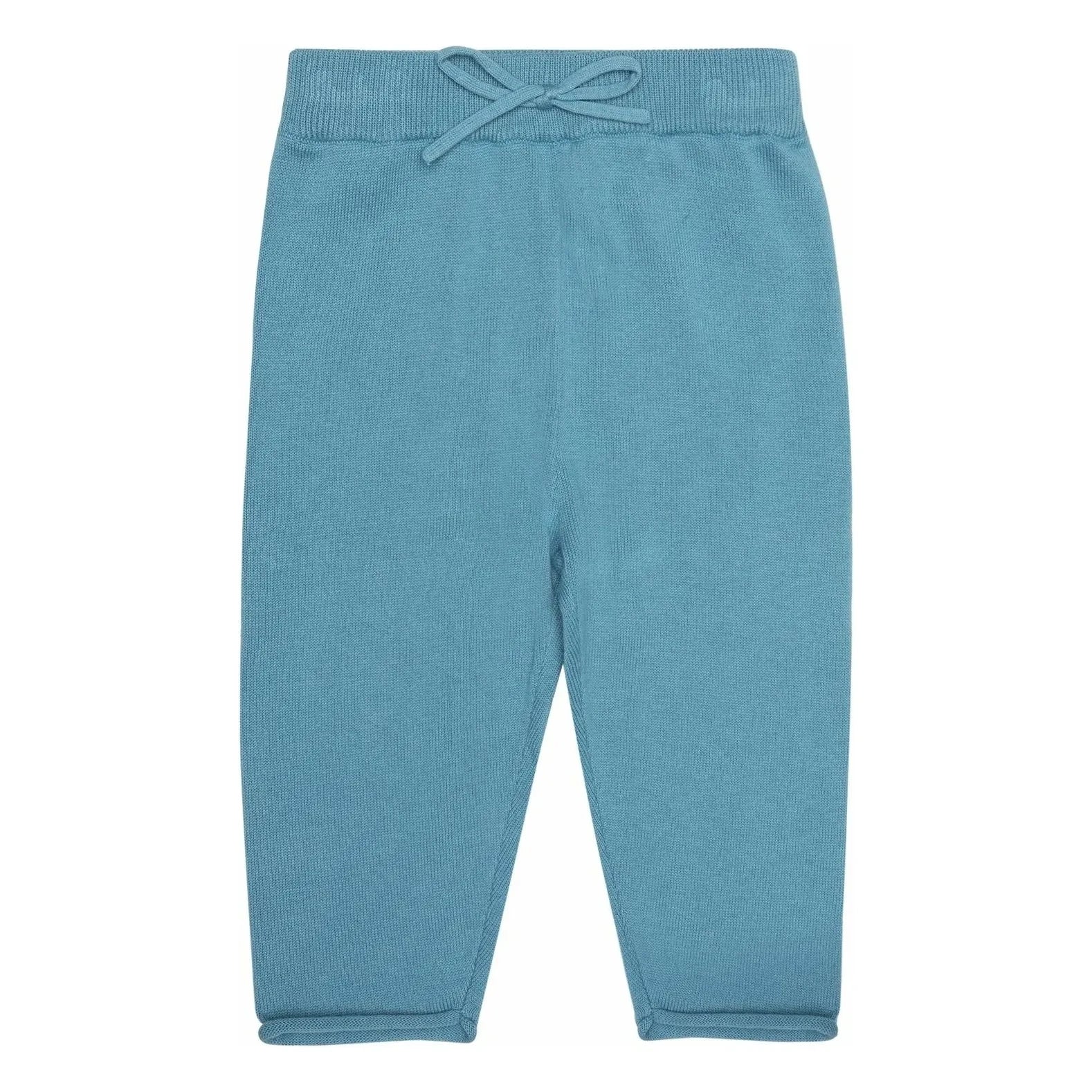 FUB - Pantalones de punto de algodón orgánico | Azul azur
