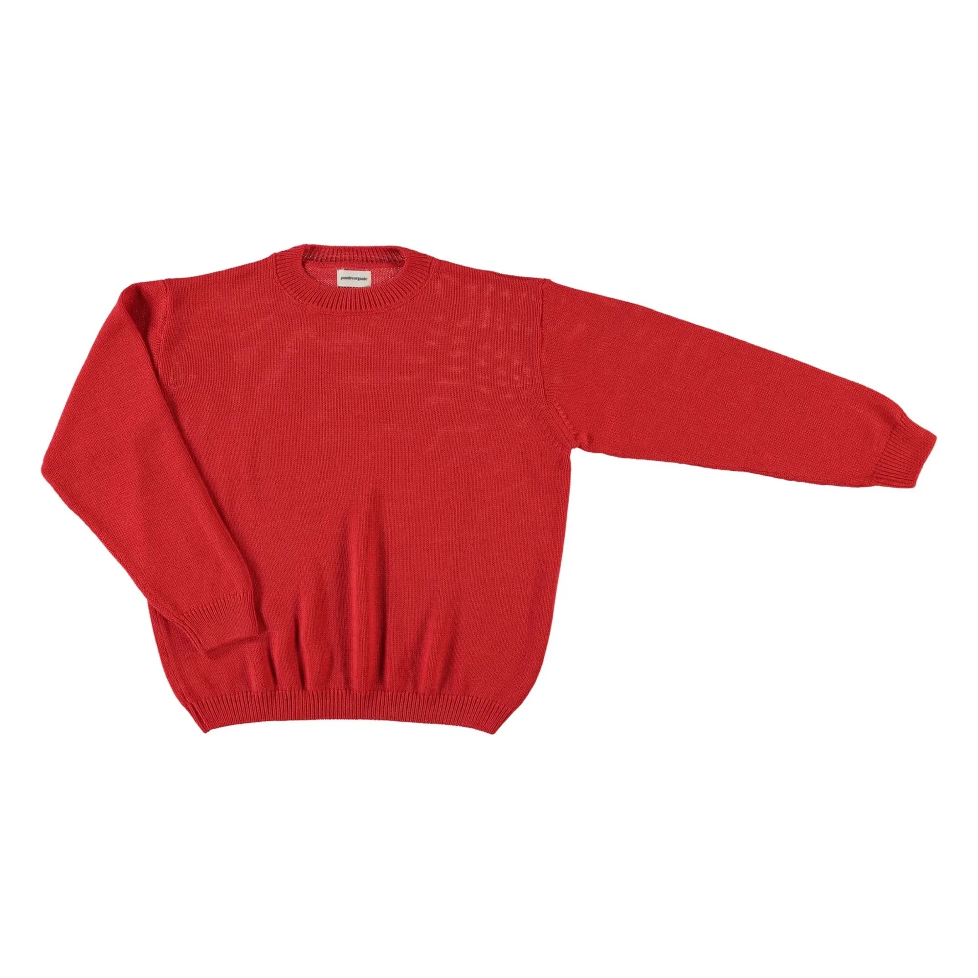 Poudre Organic - Jersey de algodón orgánico Rouge | Rojo