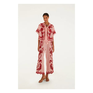 Farm Rio - Blusa arabesca | Rosa
