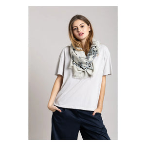 Smallable Woman - Camiseta de algodón orgánico Hana | Gris perla