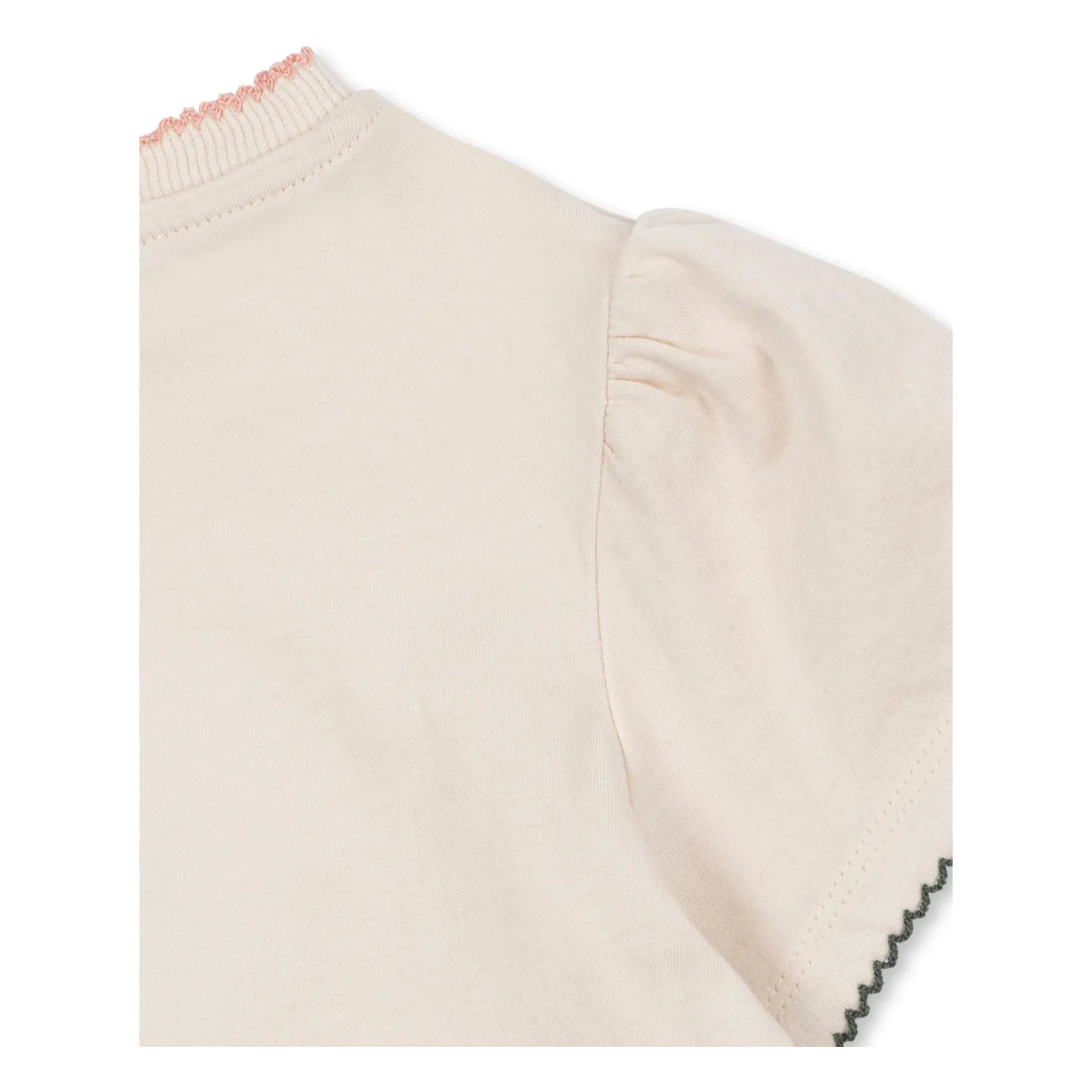 Konges Sløjd - Camiseta de algodón orgánico Famo Glace | Crudo