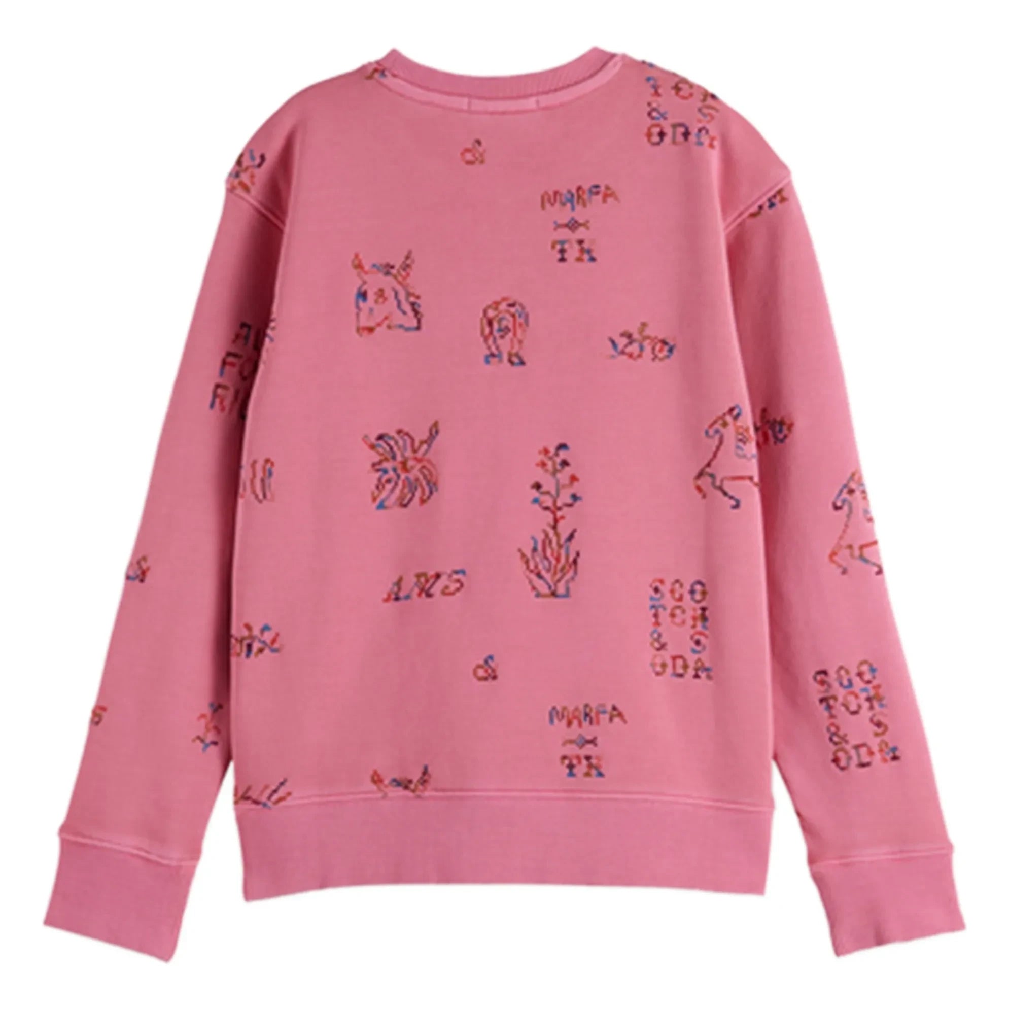 Scotch & Soda - Sudadera bordada con caballos | Rosa