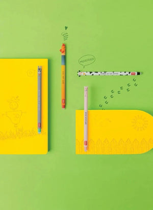 Legami - Bolígrafos Borrables de Granja - Set de 4