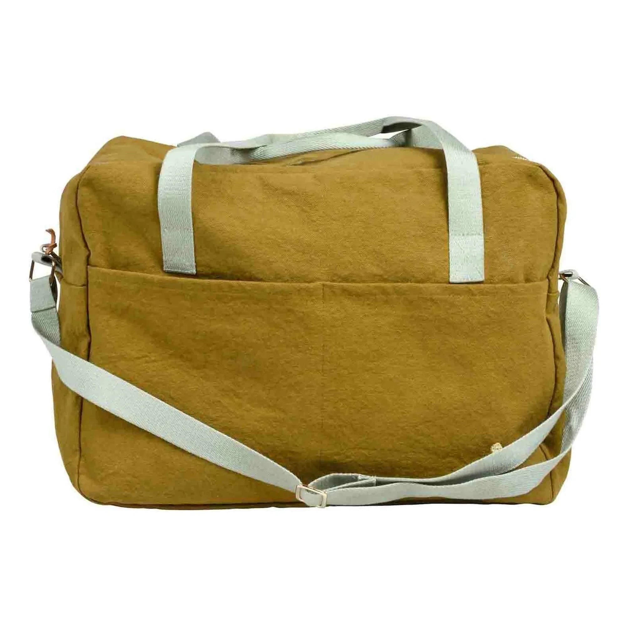 La cereza del pastel - Bolsa de viaje de algodón orgánico Iona | Dorada
