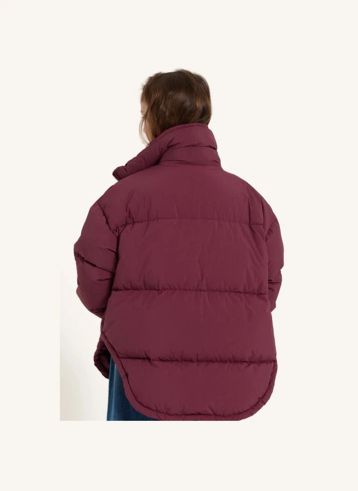 Finger in the nose - Chaqueta acolchada con relleno Snowbag | Aubergine