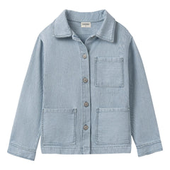 Cozmo - Sobrecamisa vaquera de rayas Ridge | Azul claro