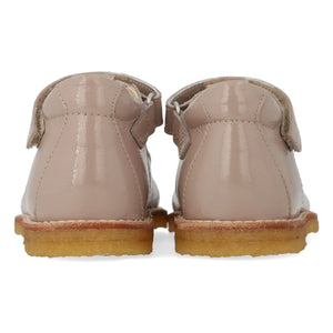 Angulus - Zapatilla clásica para bebé con corazón | Rosa claro