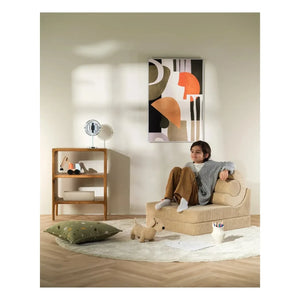 Wigiwama - Sillón Flipster de pana | Marrón claro
