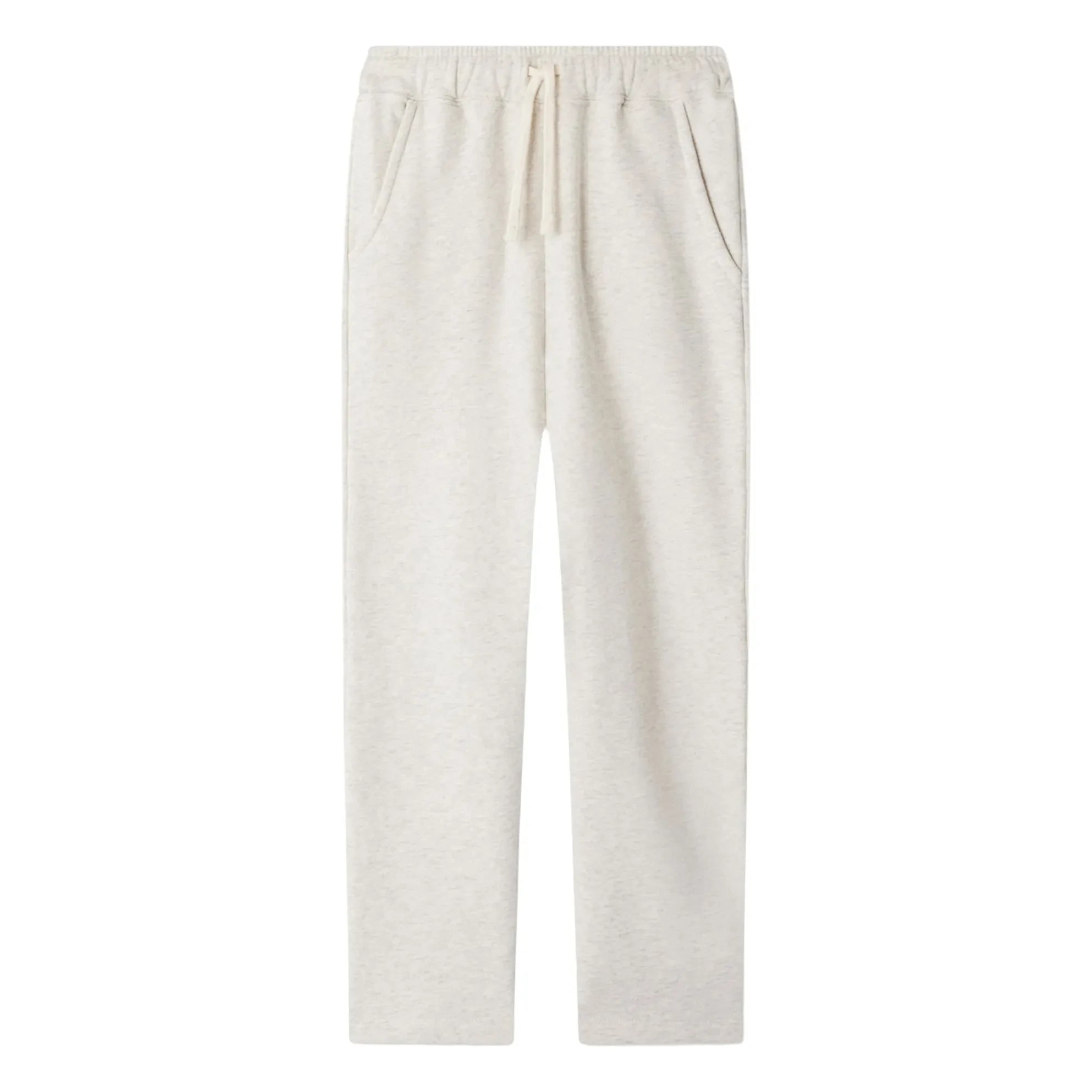 Bonpoint - Jogger de felpa de algodón orgánico Dalila | Beige jaspeado