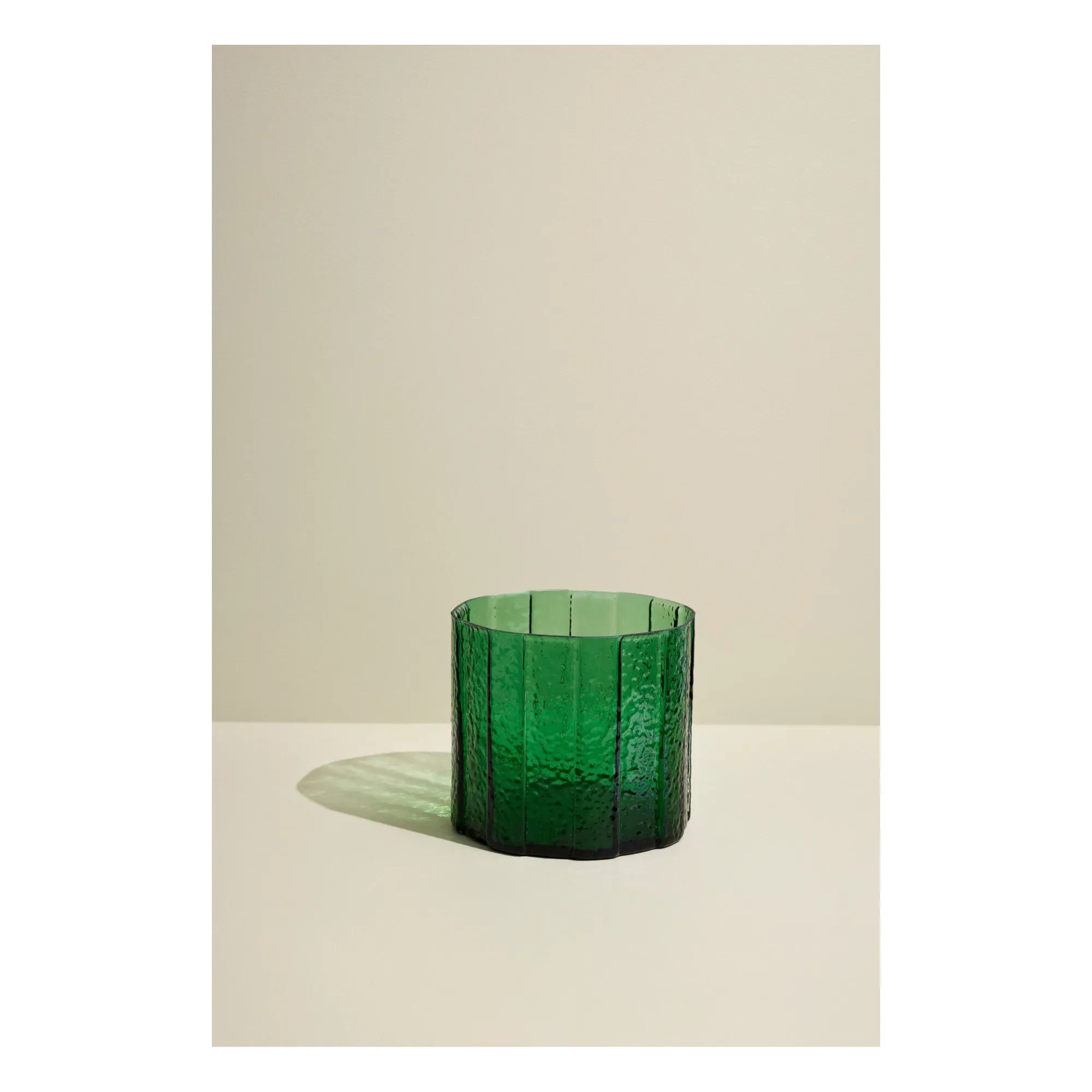 Hübsch - Jarrón esmeralda | Verde esmeralda