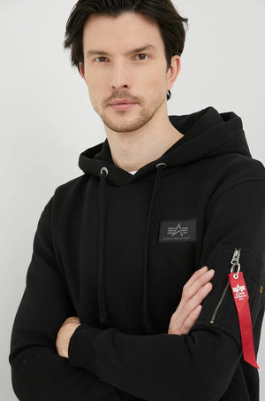 Sudadera con capucha y estampado trasero Alpha Industries