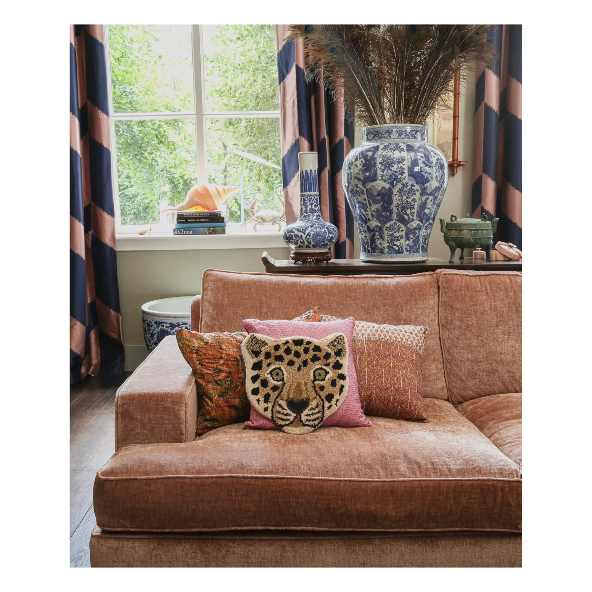 Doing Goods - Decoración de pared cabeza de leopardo | Marrón