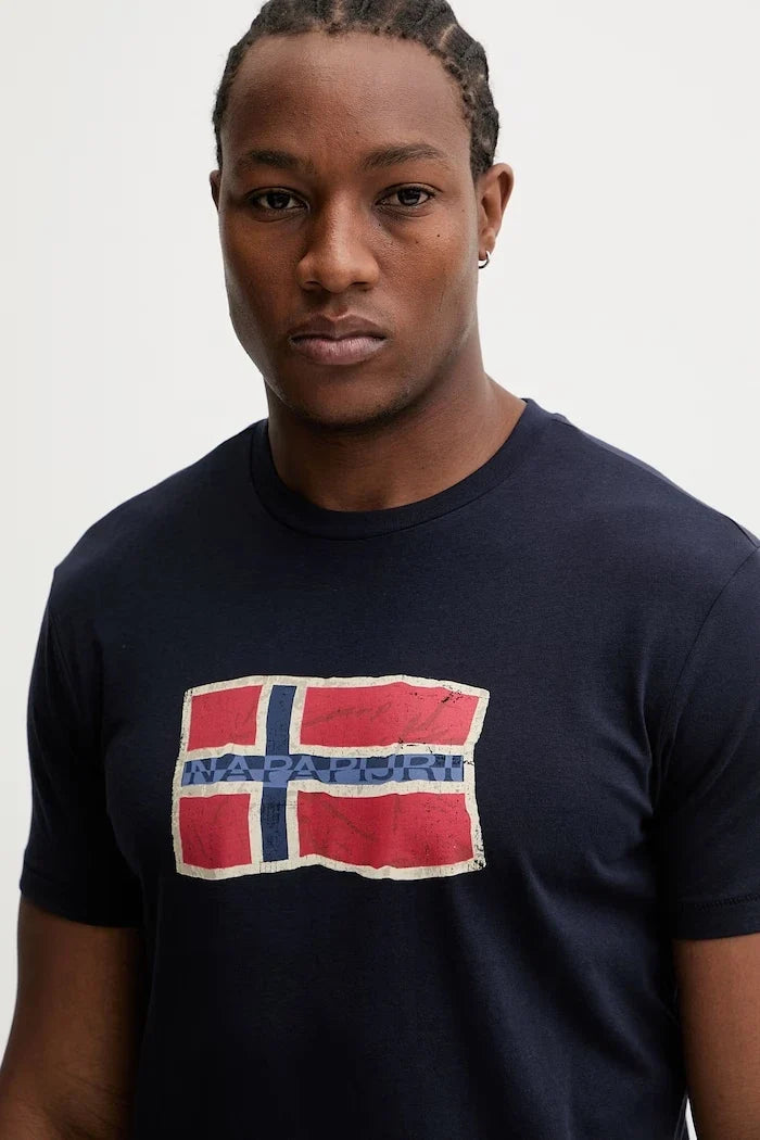 Camiseta de algodón Napapijri MAHSA
