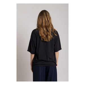 Smallable Mujer - Camiseta de nube de algodón orgánico | Negro