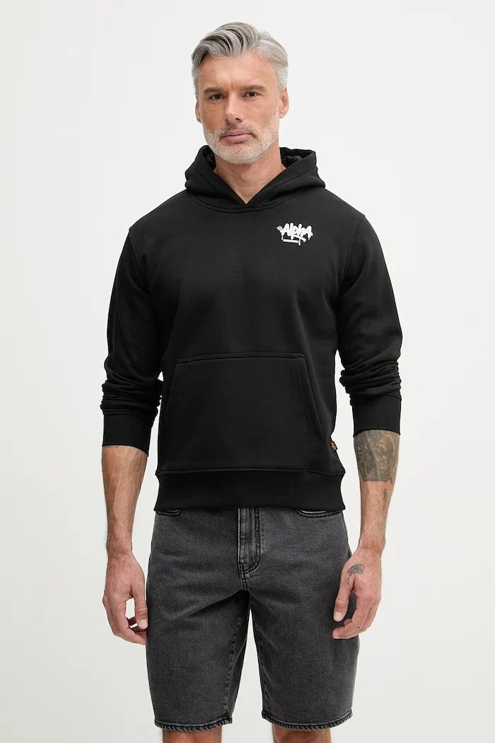 Sudadera con capucha de algodón Signature para hombre Alpha Industries