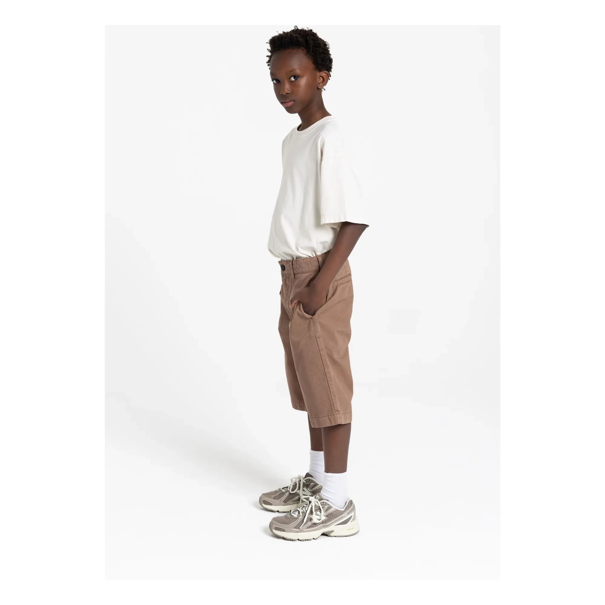 Finger in the nose - Jacob Chino Short Large | Marrón mate