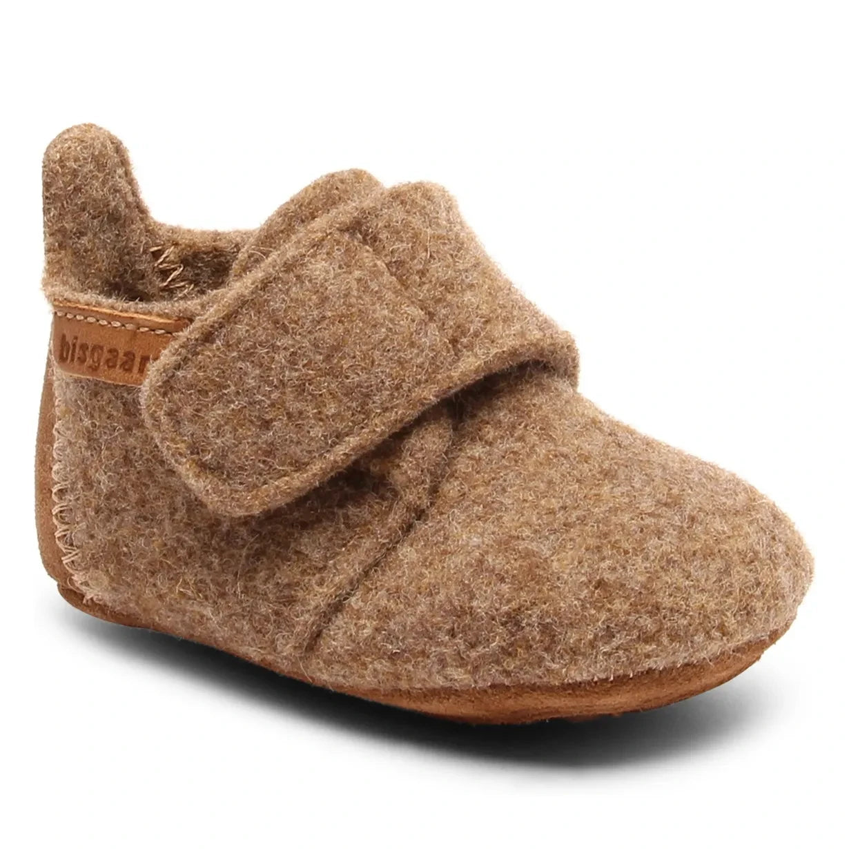 bisgaard - Pantuflas Bebé Laine | Camello