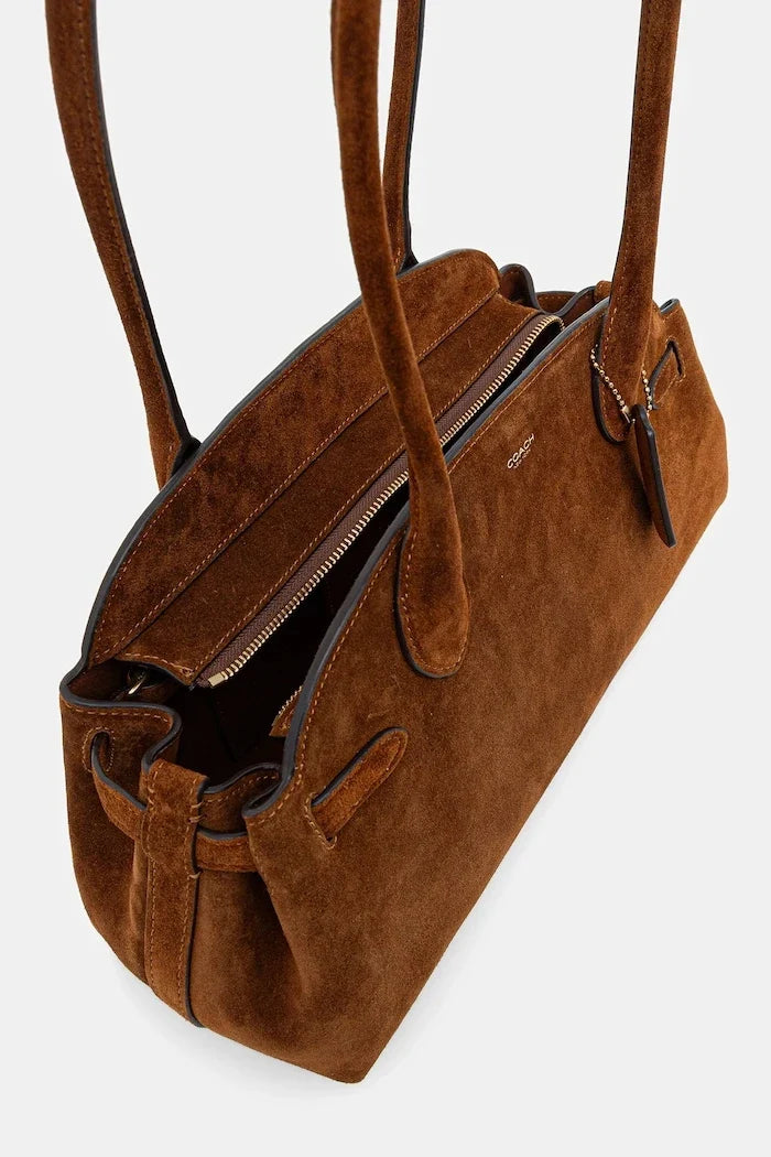 Bolso de terciopelo Coach Empire Carryall Bag 34